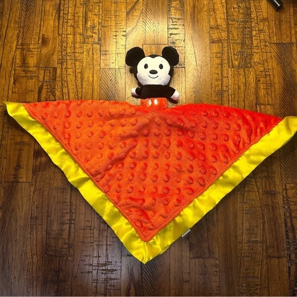 Hallmark Disney Itty Bittys Baby Mickey Mouse Plush Lovey Security Blanket. Soft - Picture 5 of 5